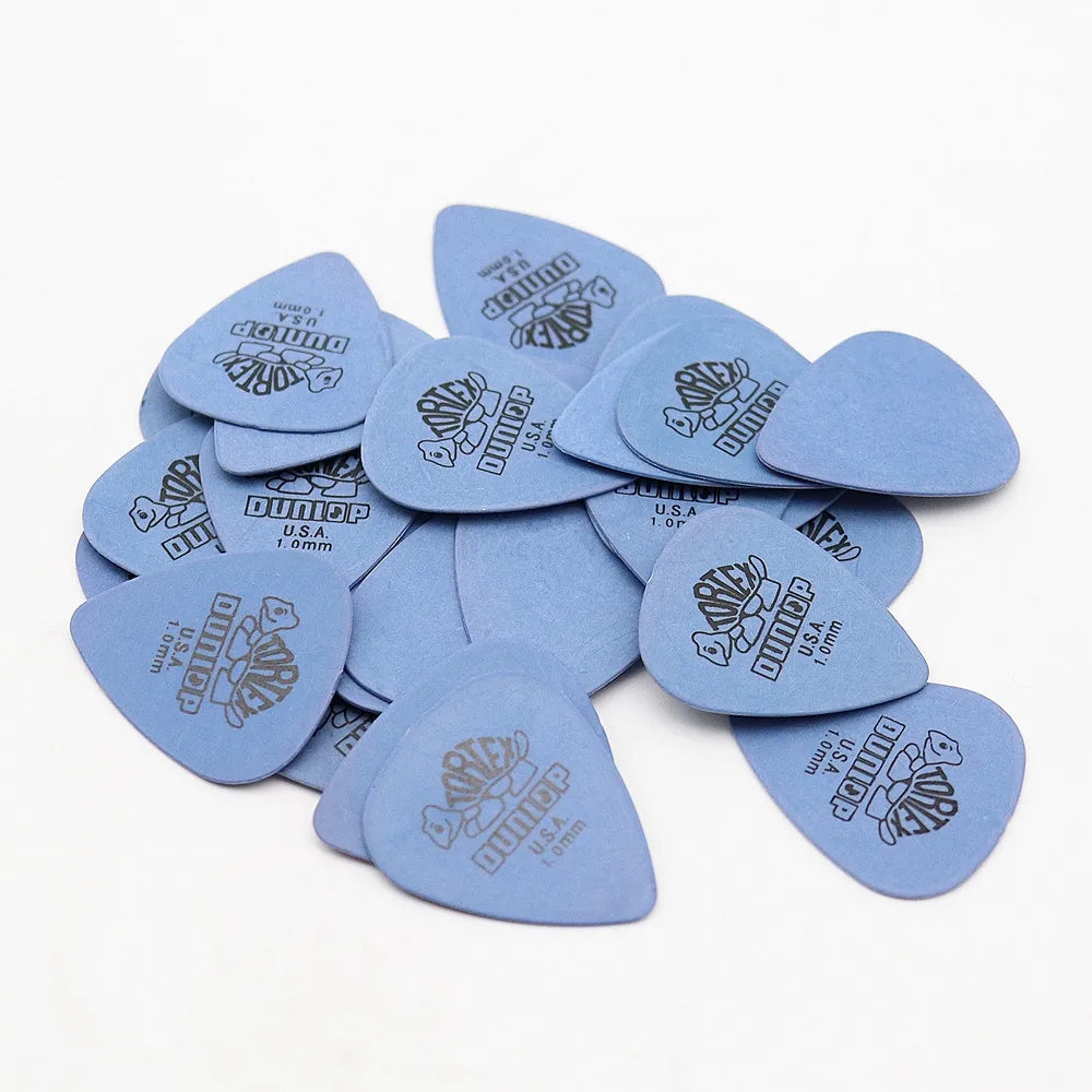 Pack de 50 púas para guitarra eléctrica estilo Dunlop (no original) — grosores 0,50 / 0,60 / 0,73 / 0,88 / 1,0 / 1,14 mm y Mix Size