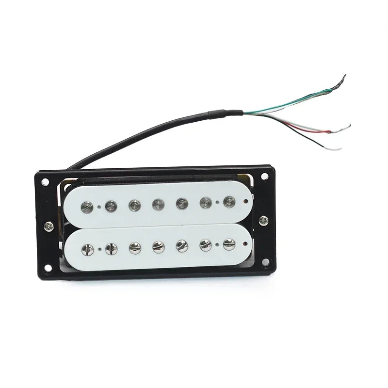 Pickup humbucker de doble bobina para guitarra eléctrica de 7 cuerdas, con coil split, salida N8,5K/B14K