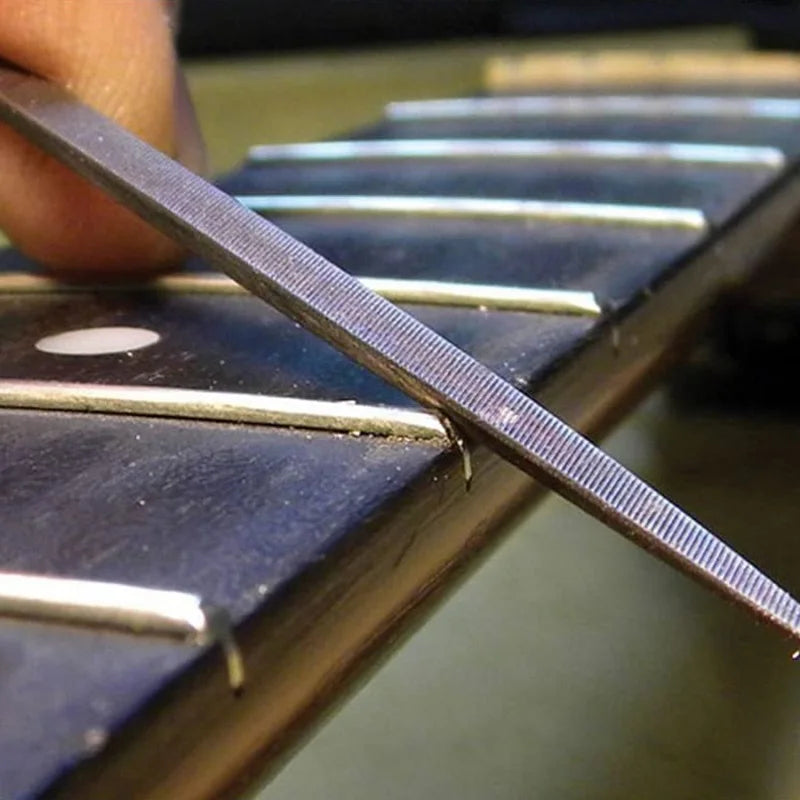 Set de 10 limas para trastes y cejilla de guitarra