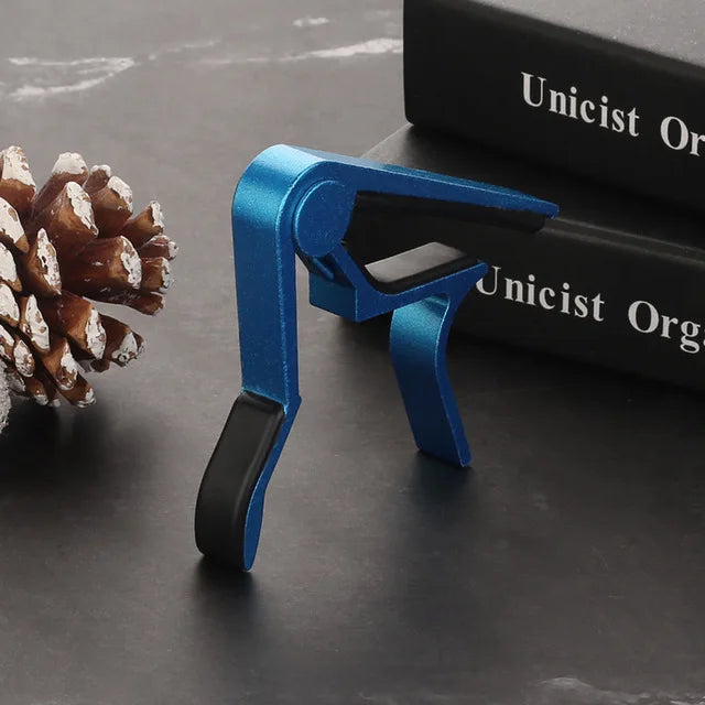 Capo (cejilla) de aluminio para guitarra acústica y clásica, cambio rápido de tono, varios colores