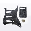 Pickguard para Stratocaster SSS, 11 tornillos, 3 capas con blindaje de aluminio, compatible con Stratocaster estándar americana y mexicana