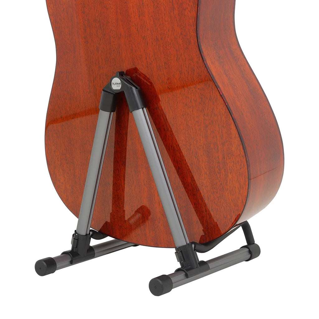 Soporte atril de aluminio tipo A para guitarra, plegable y desmontable, para guitarra acústica, eléctrica y bajo