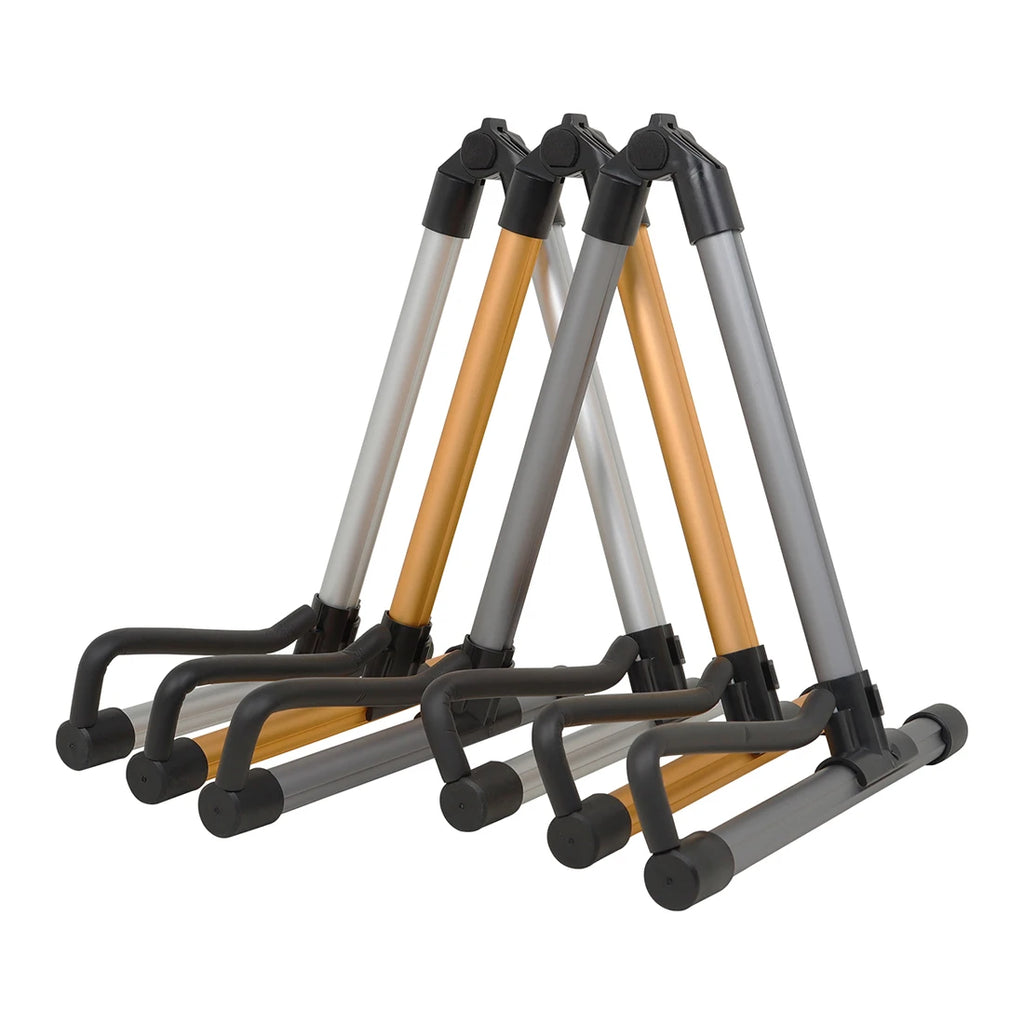 Soporte atril de aluminio tipo A para guitarra, plegable y desmontable, para guitarra acústica, eléctrica y bajo