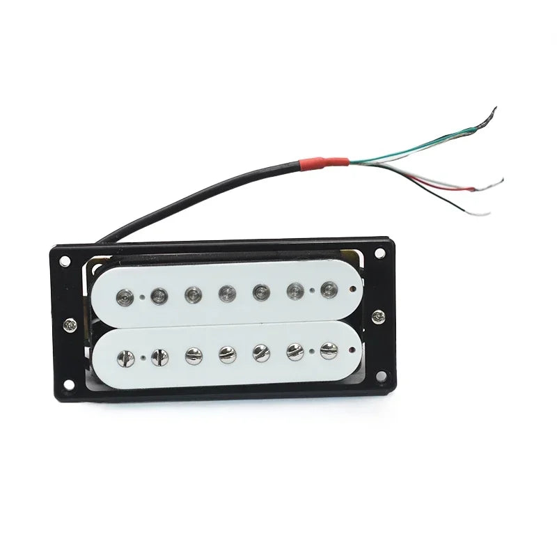 Pickup humbucker de doble bobina para guitarra eléctrica de 7 cuerdas, con coil split, salida N8,5K/B14K